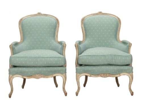 Pair of 19th Century French Louis Xv Style Armchairs