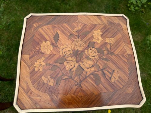 PAIR OF FRENCH MARQUETRY BEDSIDE TABLES - ADDITIONAL PHOTO 1