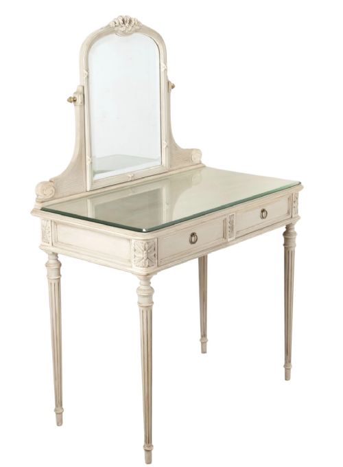 Early 20th C French Louis Xvi Style Dressing Table