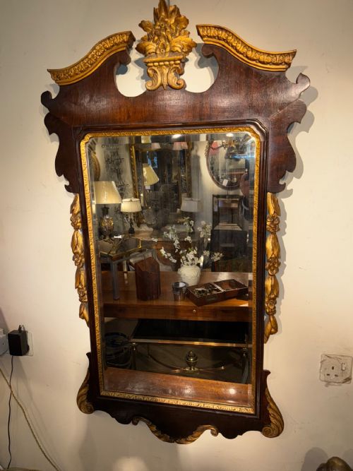 LARGE PARCEL GILT GEORGE II STYLE MIRROR - ADDITIONAL PHOTO 4