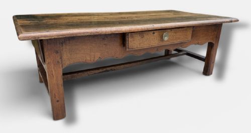 VERY LARGE 18TH CENTURY COFFEE TABLE IN WALNUT - ADDITIONAL PHOTO 4