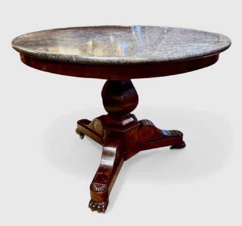 FLAME MAHOGANY GUERIDON OR CENTRE TABLE - ADDITIONAL PHOTO 6