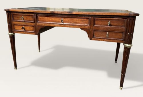 French Writing Table in Mahogany