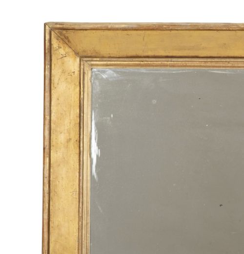 LARGE 19TH CENTURY FRENCH GILT MIRROR - ADDITIONAL PHOTO 1