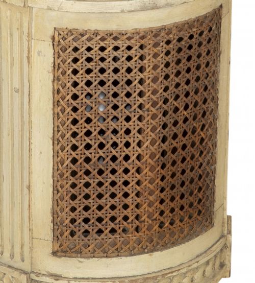 19TH CENTURY FRENCH PAINTED BEDSIDE TABLE - ADDITIONAL PHOTO 8
