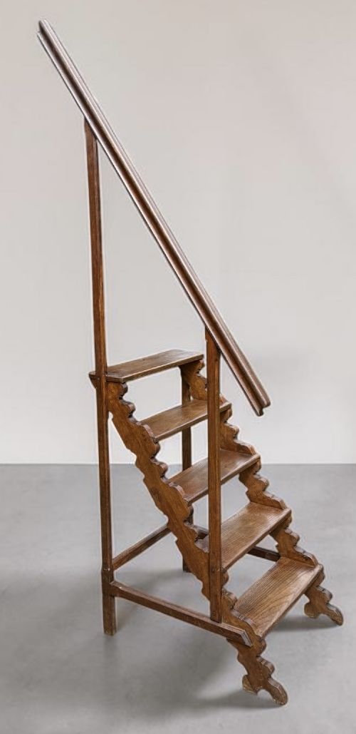 Large 19th Century Library steps View V