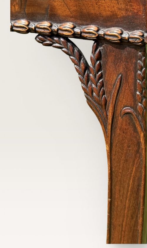 SERPENTINE FRONTED CARD TABLE - ADDITIONAL PHOTO 4