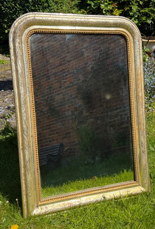 SILVER GILT LOUIS PHILIPPE MIRROR - ADDITIONAL PHOTO 7