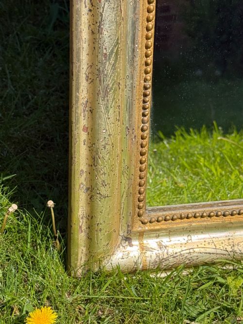 SILVER GILT LOUIS PHILIPPE MIRROR - ADDITIONAL PHOTO 6