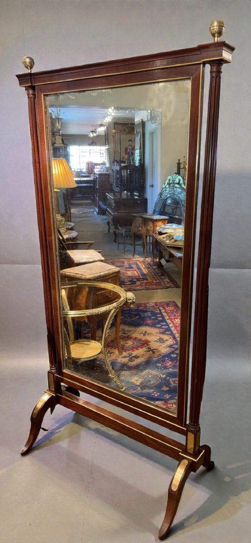 LOUIS XVI CHEVAL MIRROR