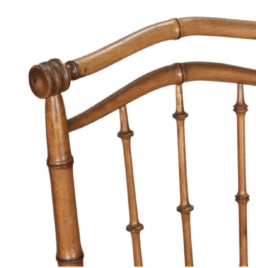 PAIR OF LATE 19TH C FRENCH BAMBOO SIDE CHAIRS - ADDITIONAL PHOTO 7