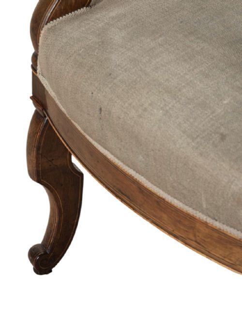 19TH C FRENCH CHARLES X ROSEWOOD ARMCHAIR - ADDITIONAL PHOTO 4