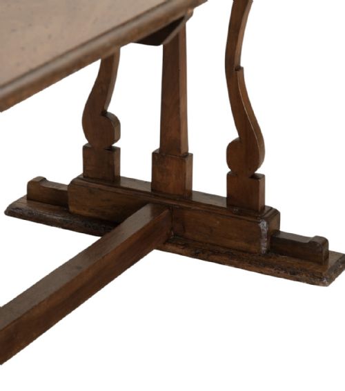 LARGE 19TH CENTURY WALNUT MONASTERY TABLE - ADDITIONAL PHOTO 3