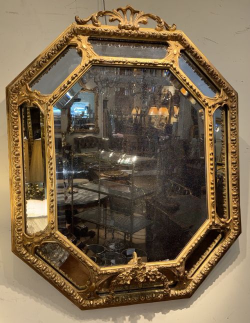 19TH CENTURY GILT CUSHION