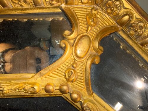 19TH CENTURY GILT CUSHION - ADDITIONAL PHOTO 1