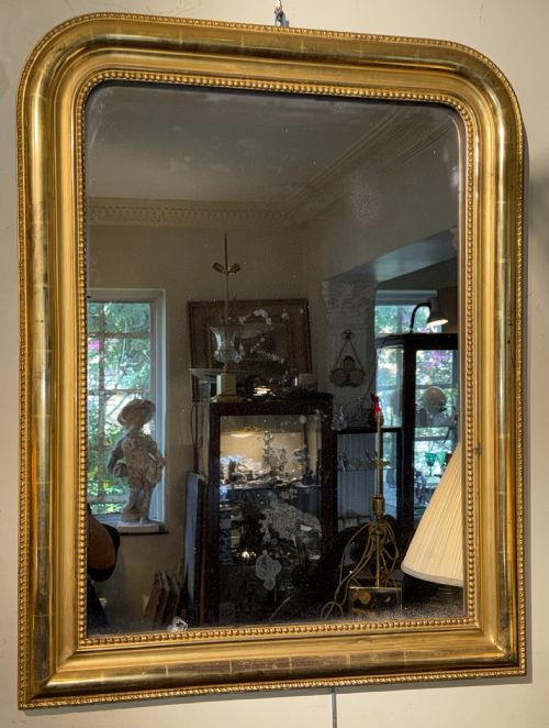 LOUIS PHILIPPE GILT MIRROR