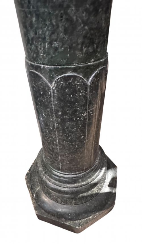 19TH CENTURY ITALIAN VERDE ANTICO MARBLE COLUMN - ADDITIONAL PHOTO 1