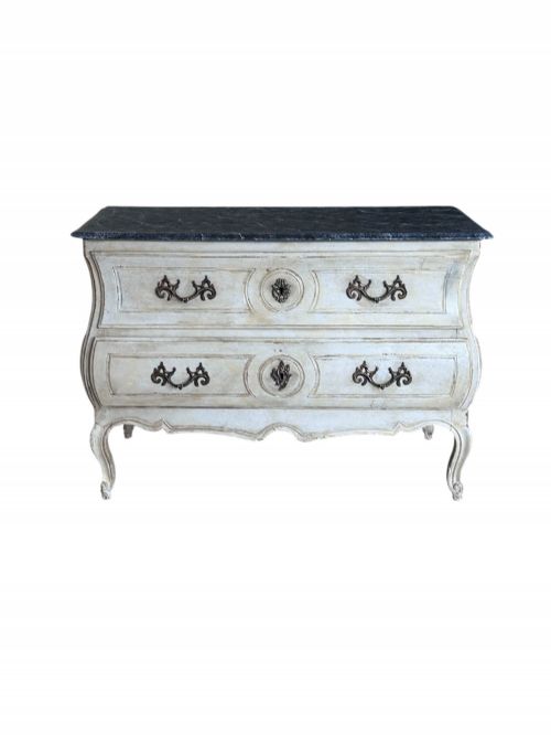 18TH C FRENCH PROVENAL PAINTED COMMODE