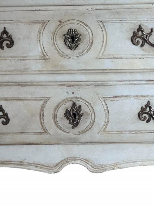 18TH C FRENCH PROVENAL PAINTED COMMODE - ADDITIONAL PHOTO 1