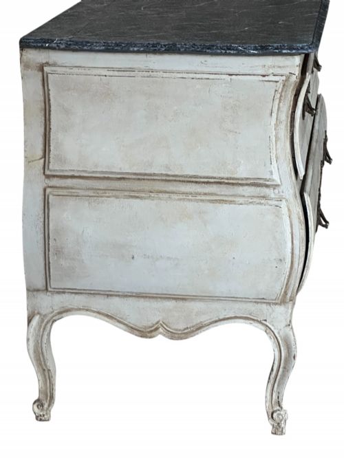 18TH C FRENCH PROVENAL PAINTED COMMODE - ADDITIONAL PHOTO 2