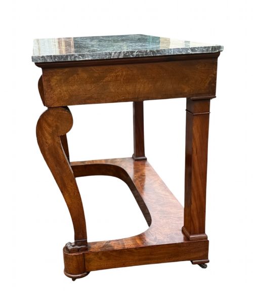 FRENCH 19TH C LOUIS PHILIPPE CONSOLE TABLE - ADDITIONAL PHOTO 1