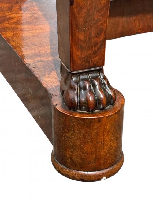 FRENCH 19TH C LOUIS PHILIPPE CONSOLE TABLE - ADDITIONAL PHOTO 4