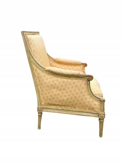 18TH C FRENCH LOUIS XVI ARMCHAIR BY HENRI JACOB - ADDITIONAL PHOTO 3