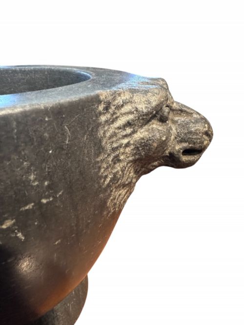 18TH CENTURY FRENCH BASALT MORTER - ADDITIONAL PHOTO 2