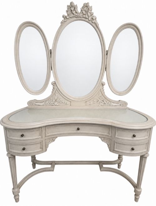ENGLISH EDWARDIAN PAINTED DRESSING TABLE