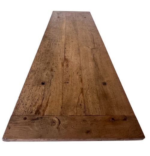 18TH C FRENCH BEECH REFECTORY TABLE - ADDITIONAL PHOTO 6