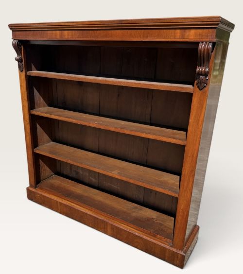 Walnut Open Bookcase