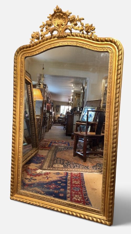 19th Century French Gilt Mirror