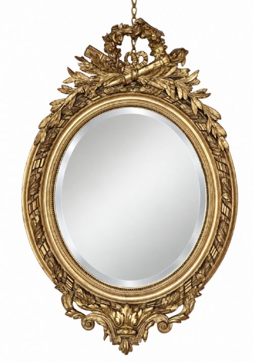 19th Century French Louis XV Style Gilt Mirror