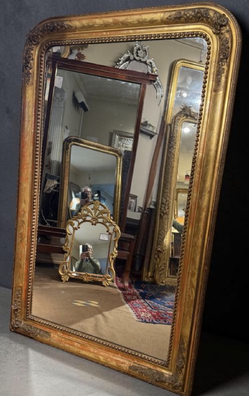 Large Gilt Louis Philippe Mirror