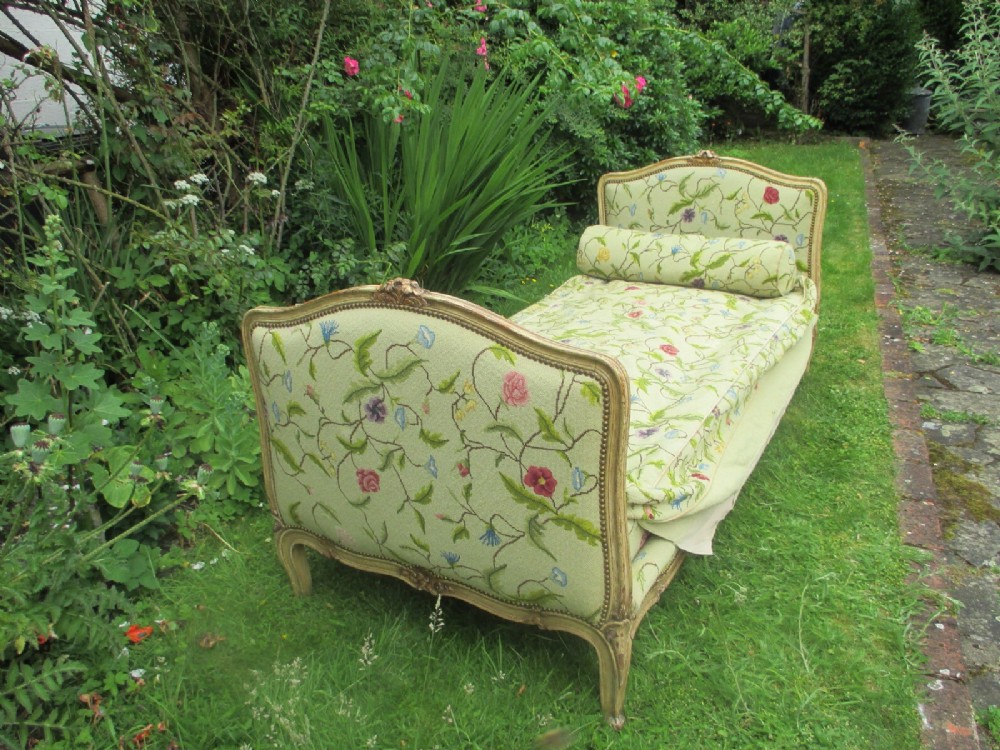 French needlepoint daybed 