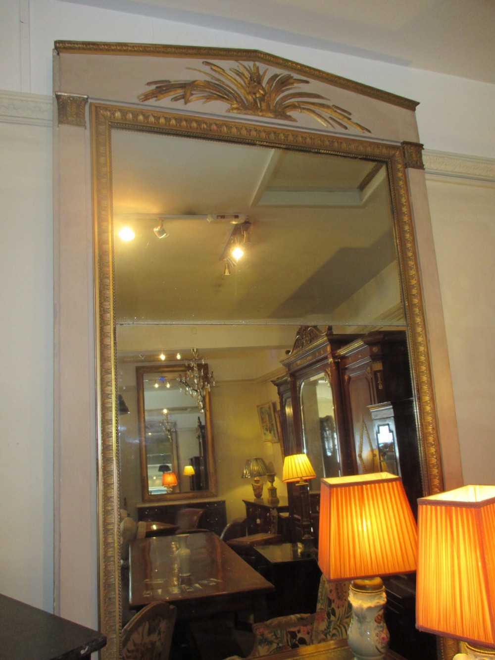 Restauration  Trumeau mirror