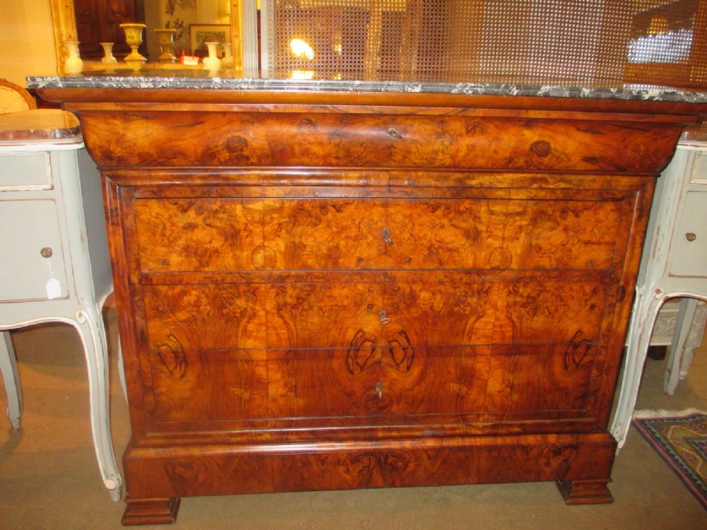 Louis Philippe  walnut commode