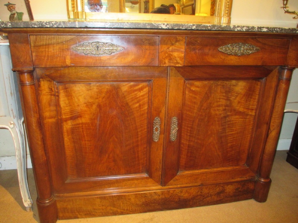 French walnut buffet