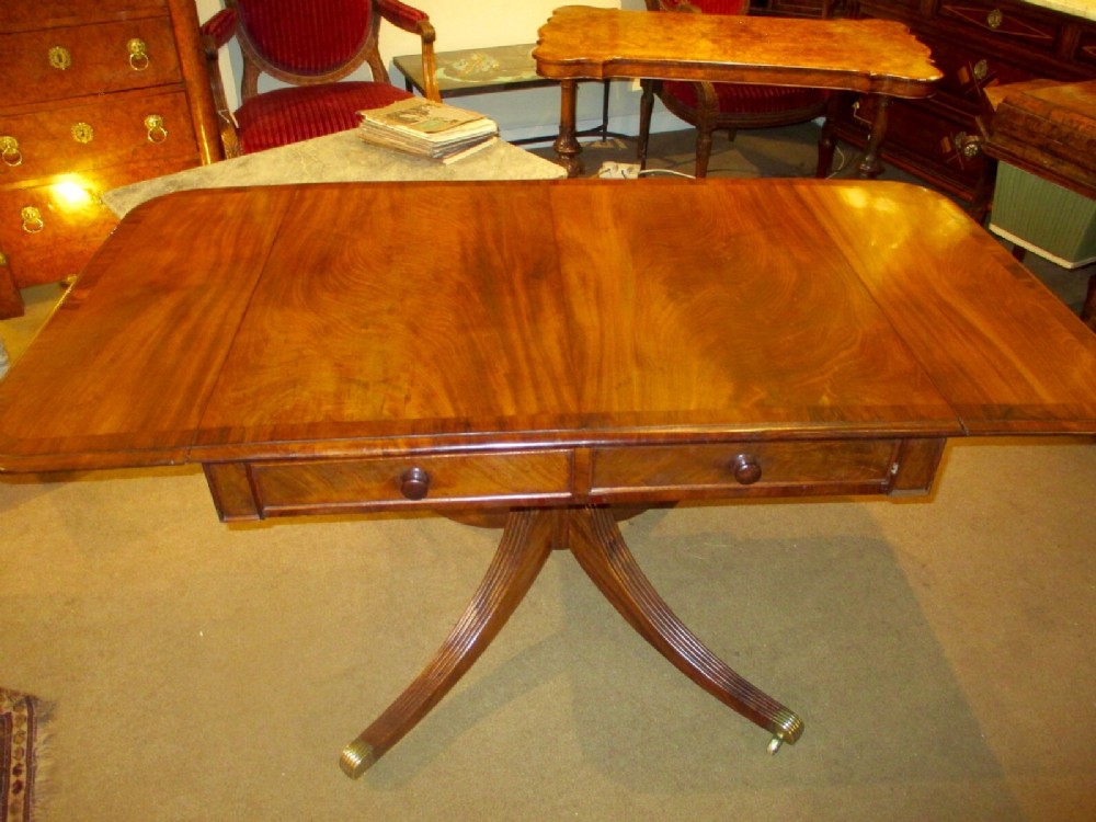 George III Mahogany Sofa Table