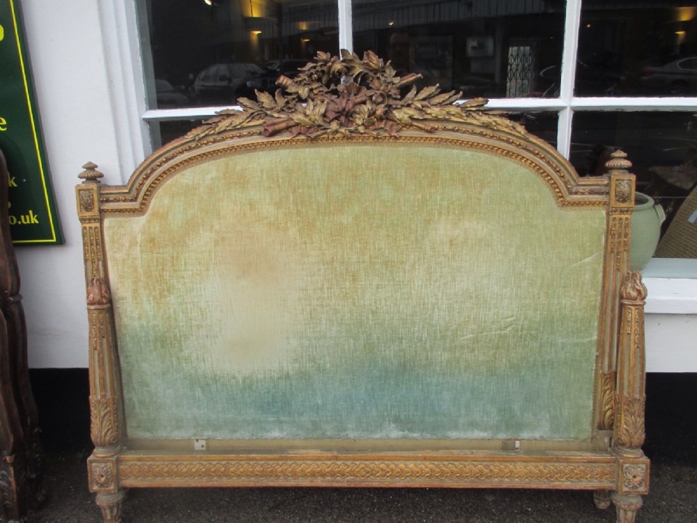 Large French Carved Bed