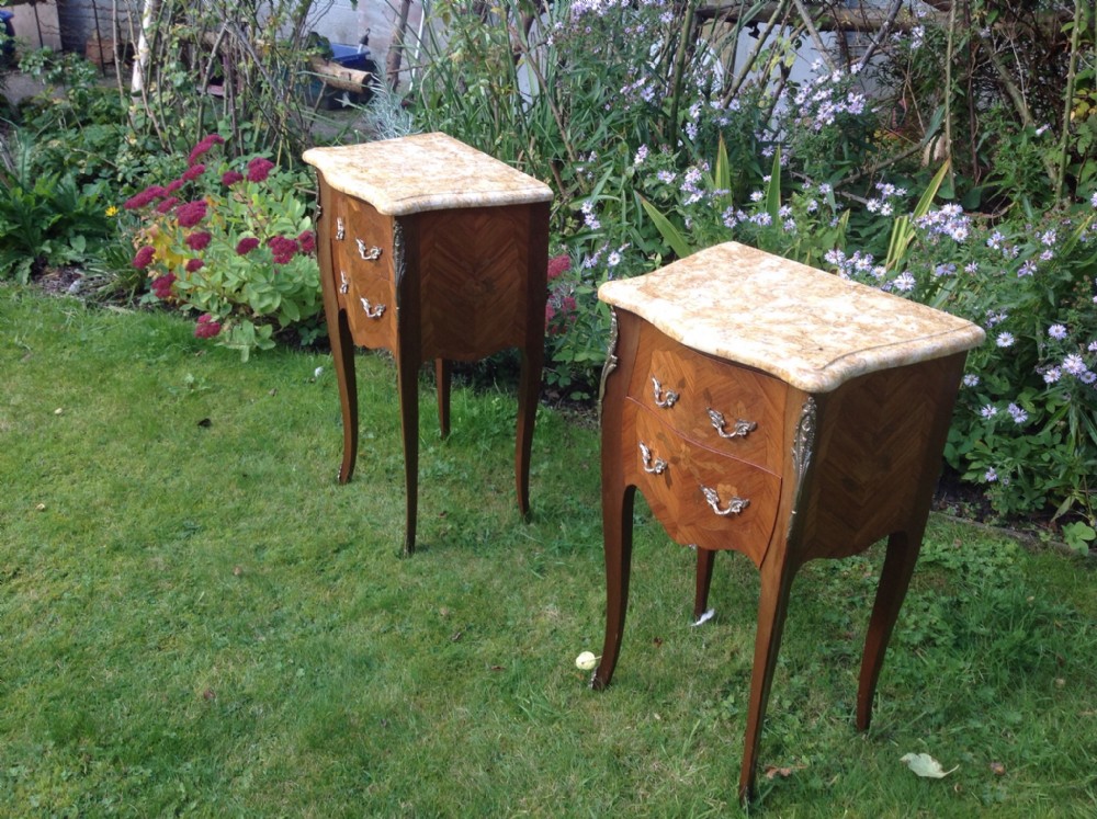 pair of French night tables