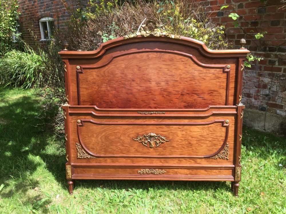 French plum pudding mahogany double bed