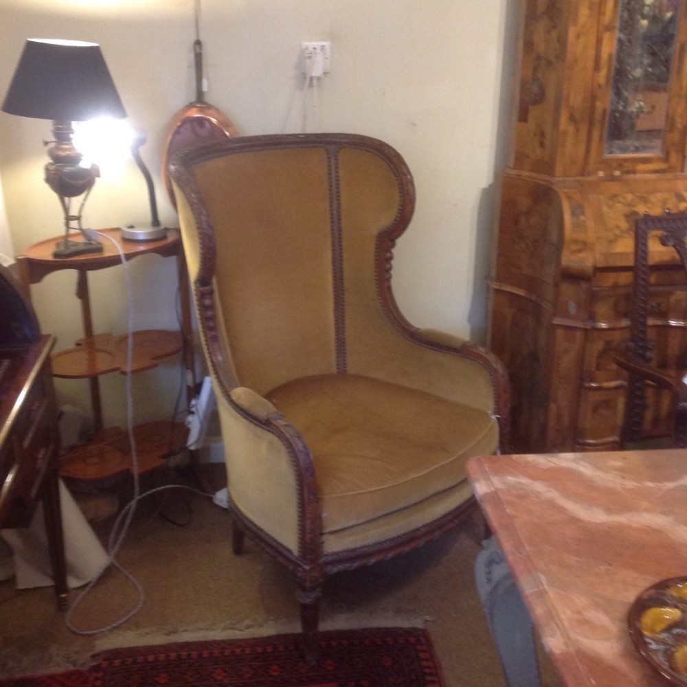 walnut French Armchair