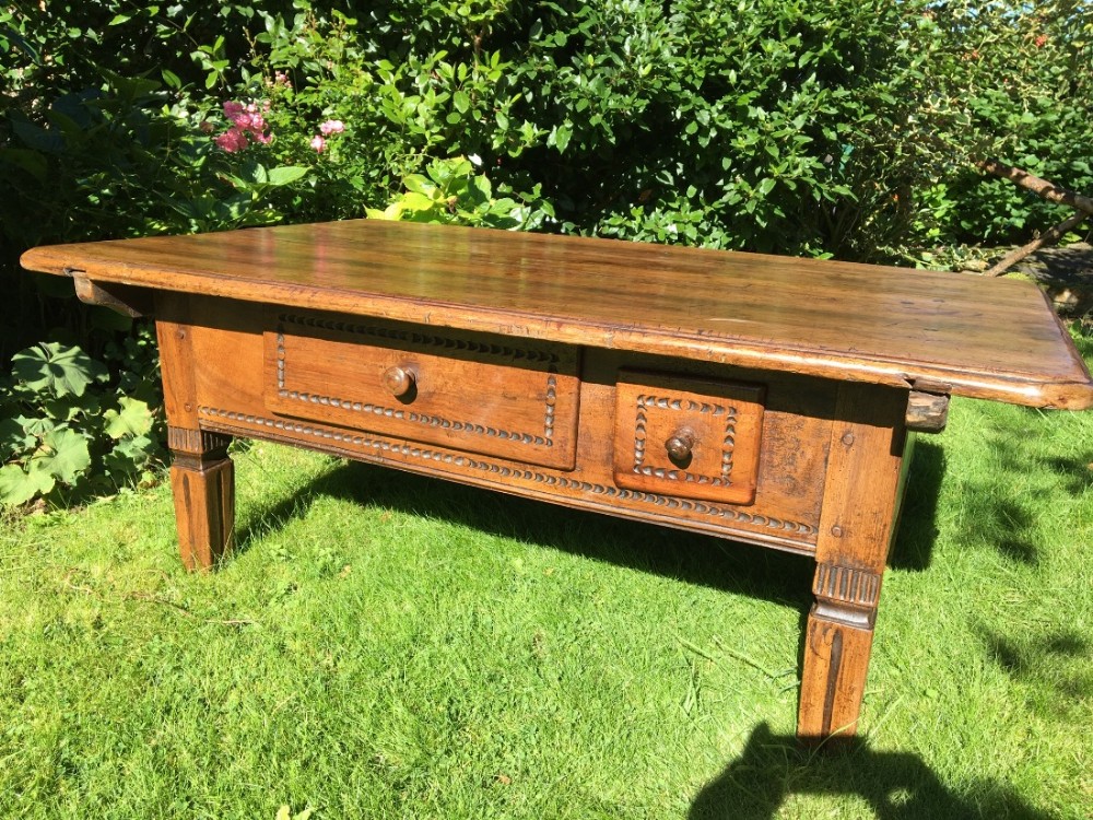 Large Walnut Alsace Coffee Table