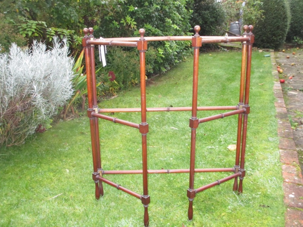 Mahogany clothes horse 