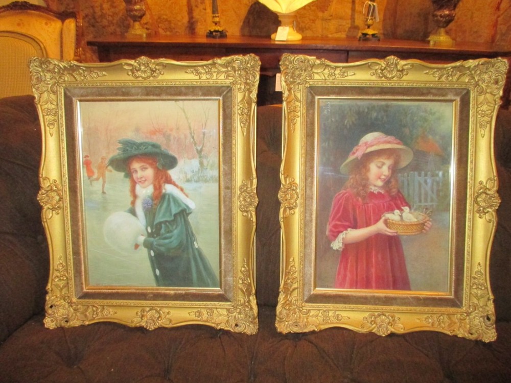 Pair of William E Evans Watercolours 