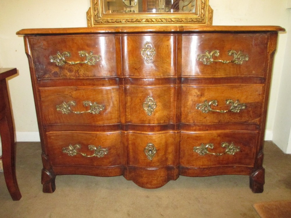 18th Century Louis XV Walnut Commode 