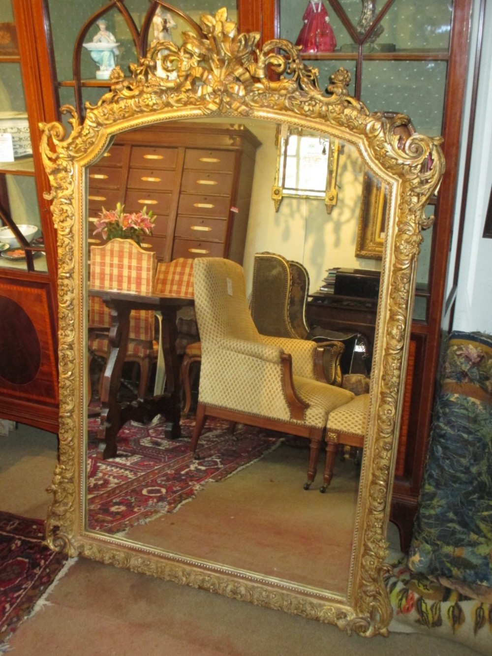 Large Gilt mirror