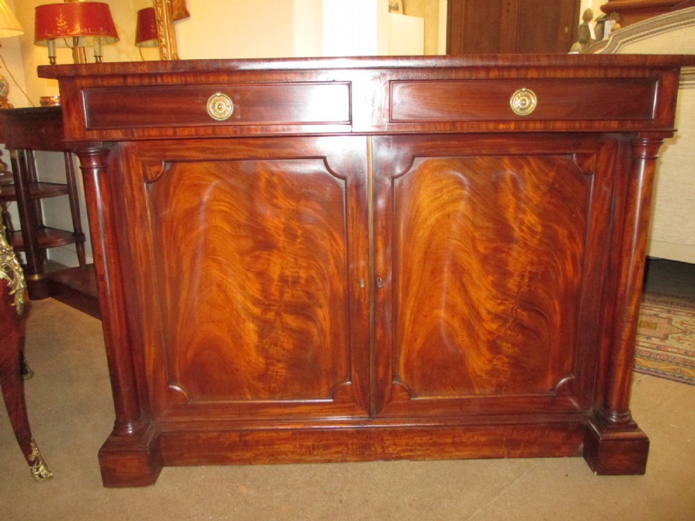 Flame Mahogany side Cabinet