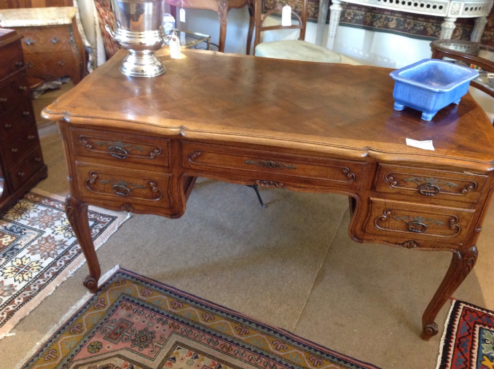 French Oak Desk View II